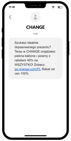 masowa wysylka smsprzyklad wyslanej wiadomosci