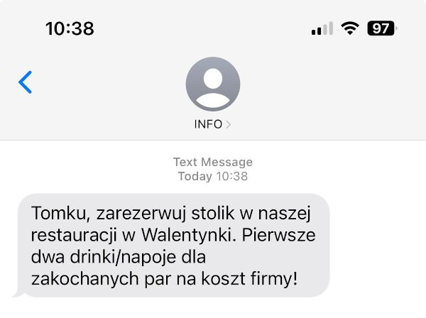 Szablon wiadomości numer 2